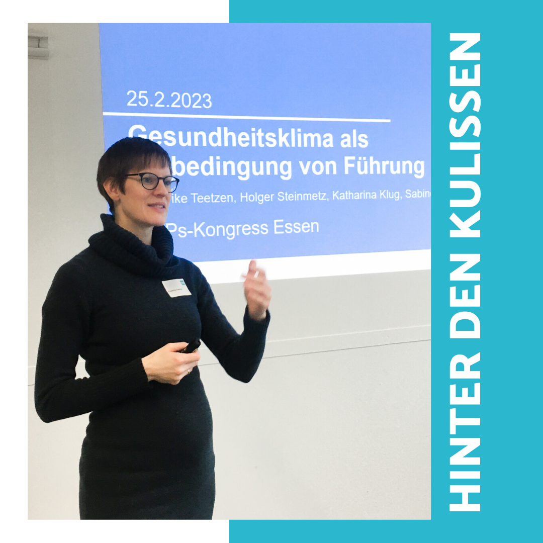 Friederike Teetzen hält Vorträge zum Thema health-oriented Leadership und Gesundheit im Betrieb